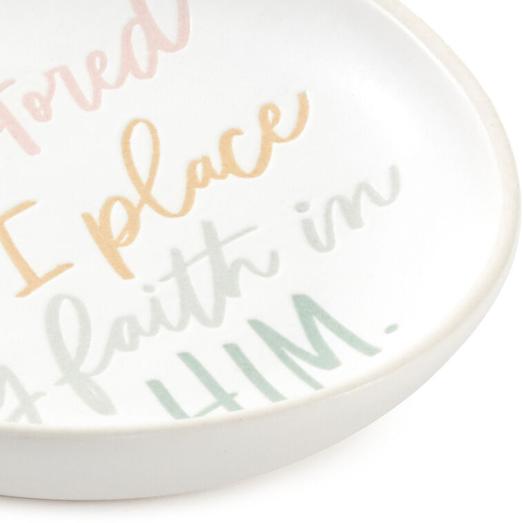 Hallmark My Soul Stays Restored Trinket Dish