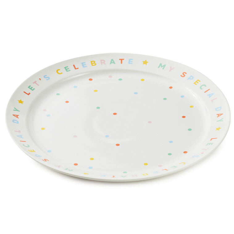 Hallmark My Special Day Celebration Plate 11"
