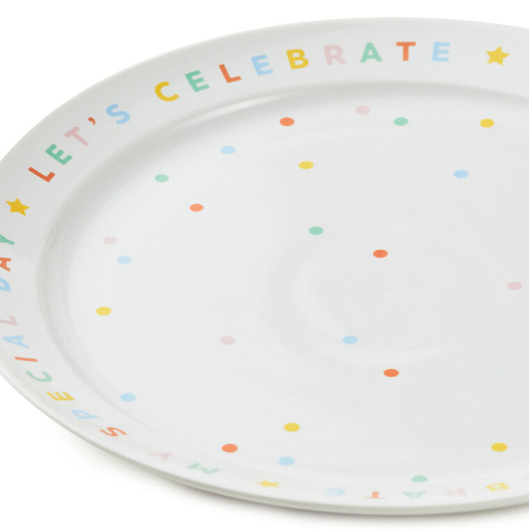 Hallmark My Special Day Celebration Plate 11"