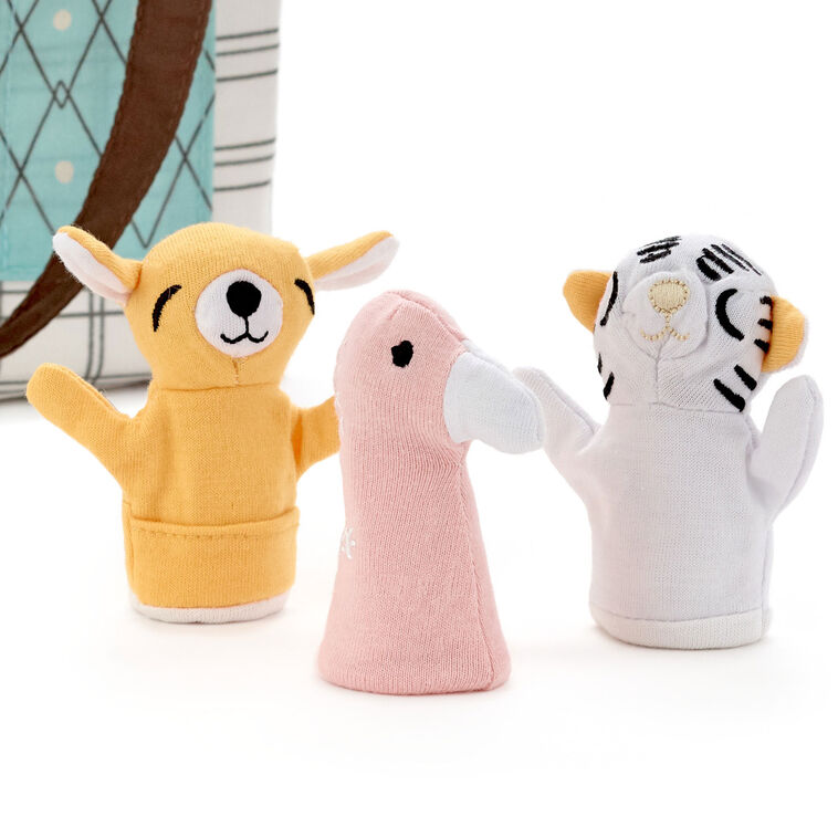 Hallmark My Zoo Activity Bag With Finger Puppets