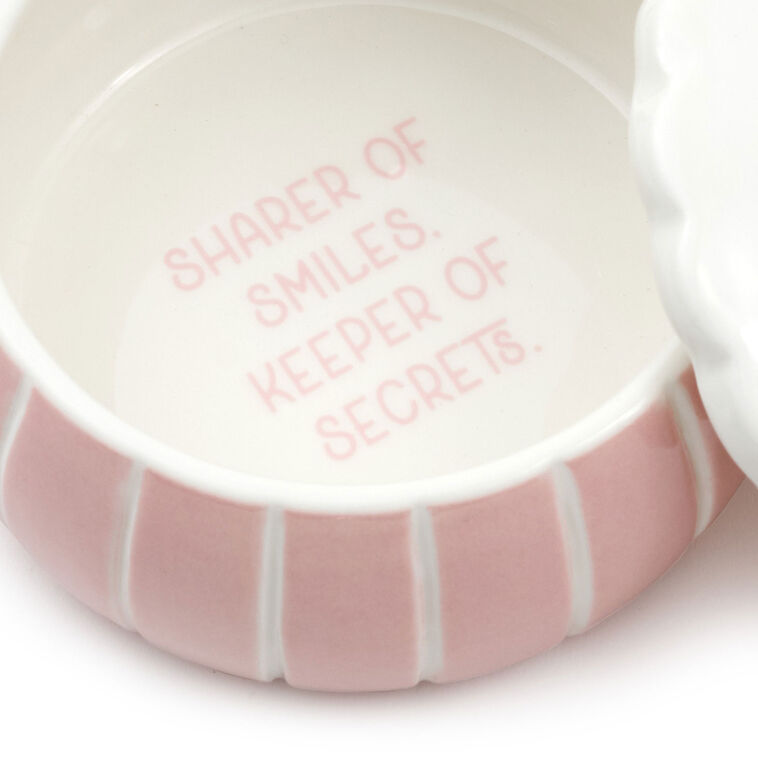 Hallmark Nana Pink Lidded Trinket Dish
