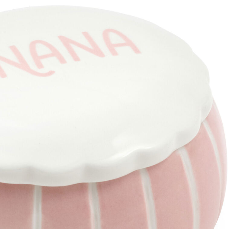 Hallmark Nana Pink Lidded Trinket Dish