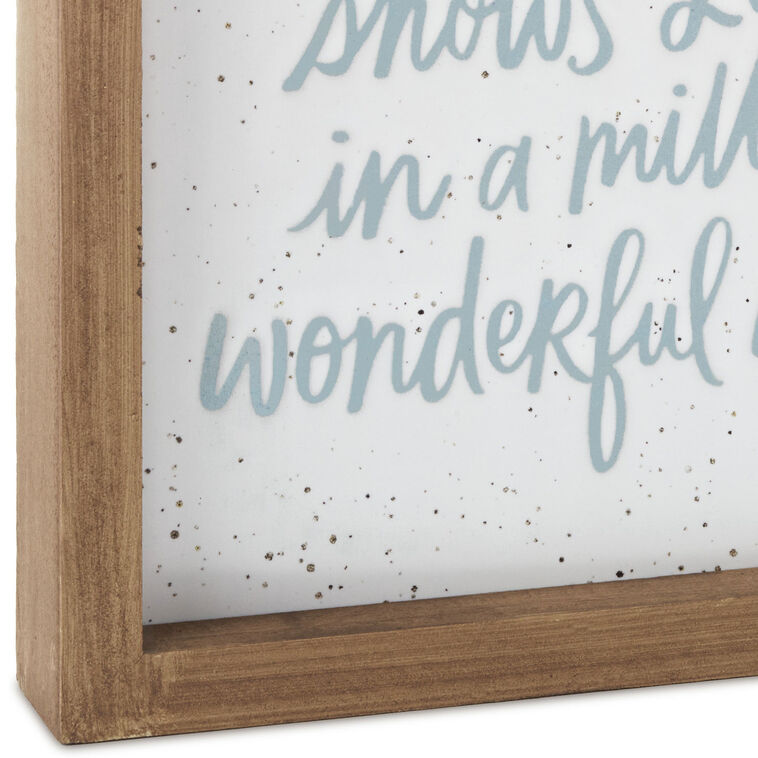 Hallmark Nana Shows Love Framed Quote Sign 7x7