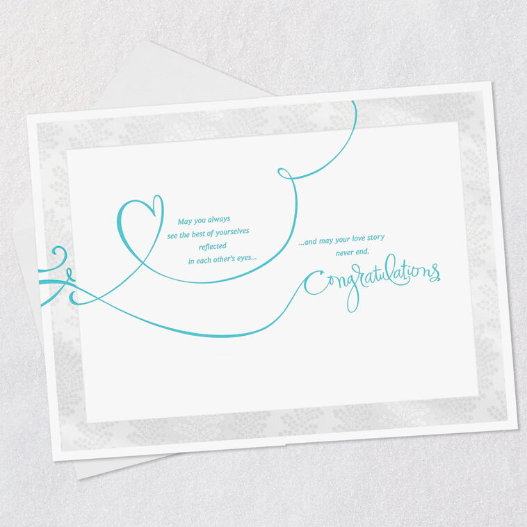 Hallmark Neverending Love Story Wedding Card