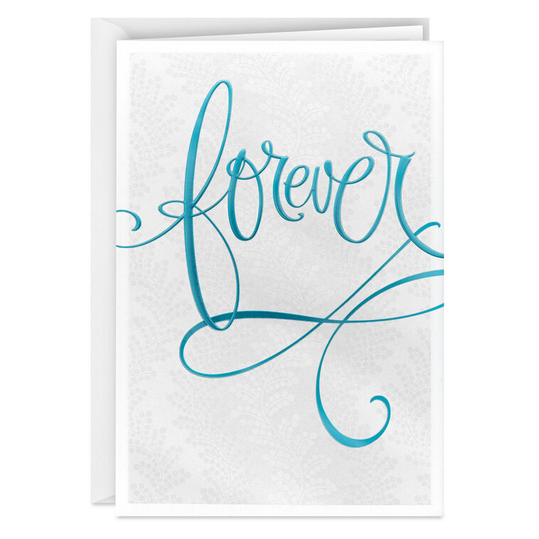 hallmark Neverending Love Story Wedding Card