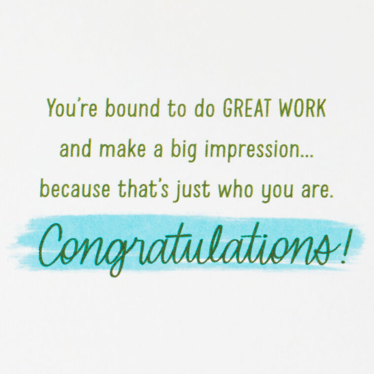 Hallmark New Adventure New Beginning New Job Card