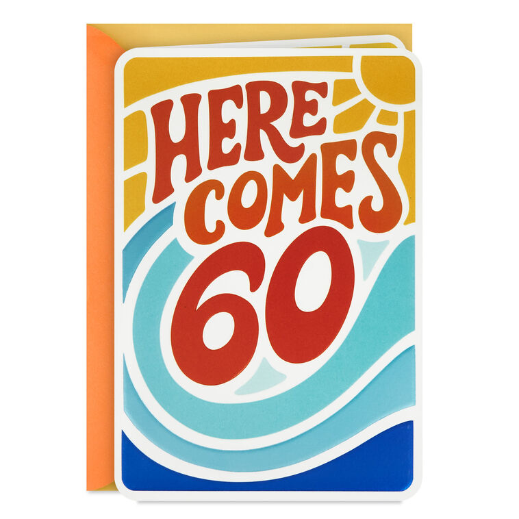 hallmark New Adventures Ahead 60th Birthday Card