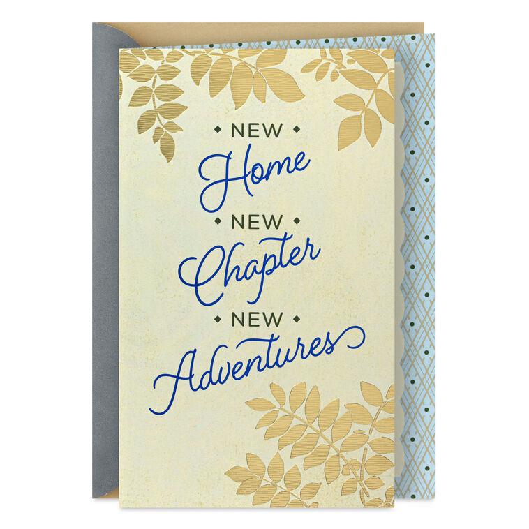 hallmark New Chapter New Adventures New Home Card