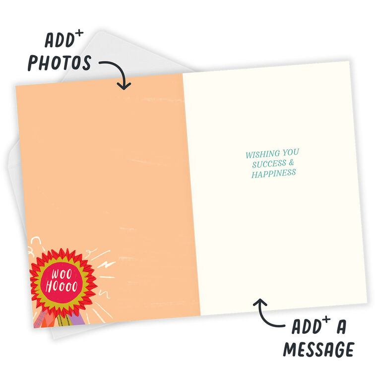 Hallmark New Job News Custom Congratulations Card
