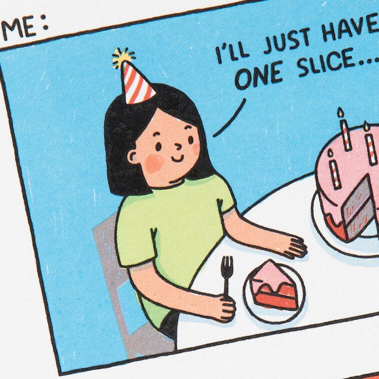Hallmark No Judgement Funny Birthday Card