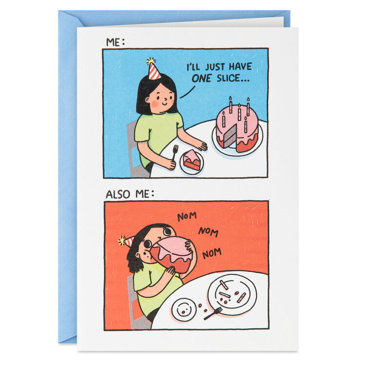 hallmark No Judgement Funny Birthday Card