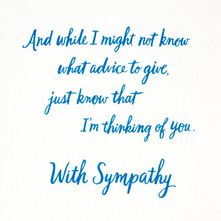 Hallmark No One Is Ever Ready Sympathy Card