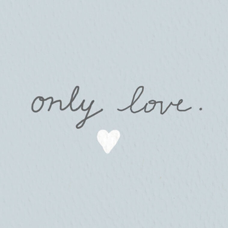 Hallmark No Words Only Love Sympathy Card