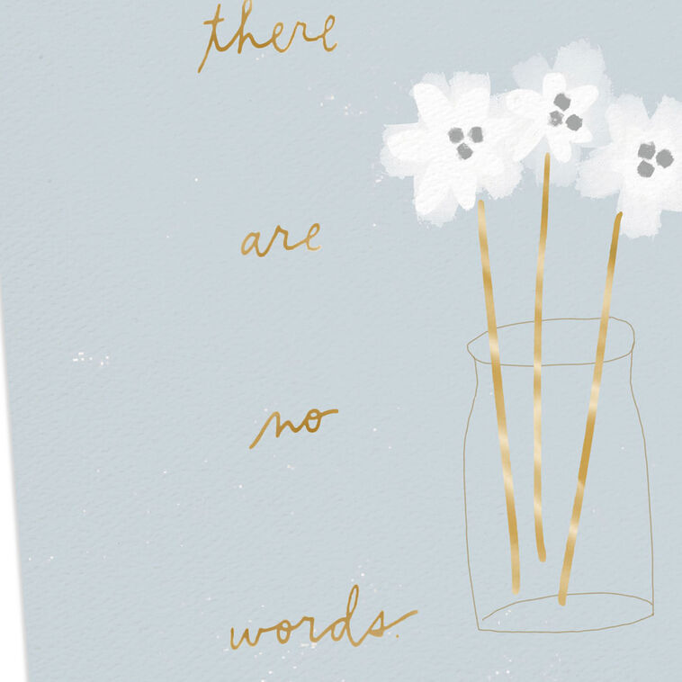 Hallmark No Words Only Love Sympathy Card