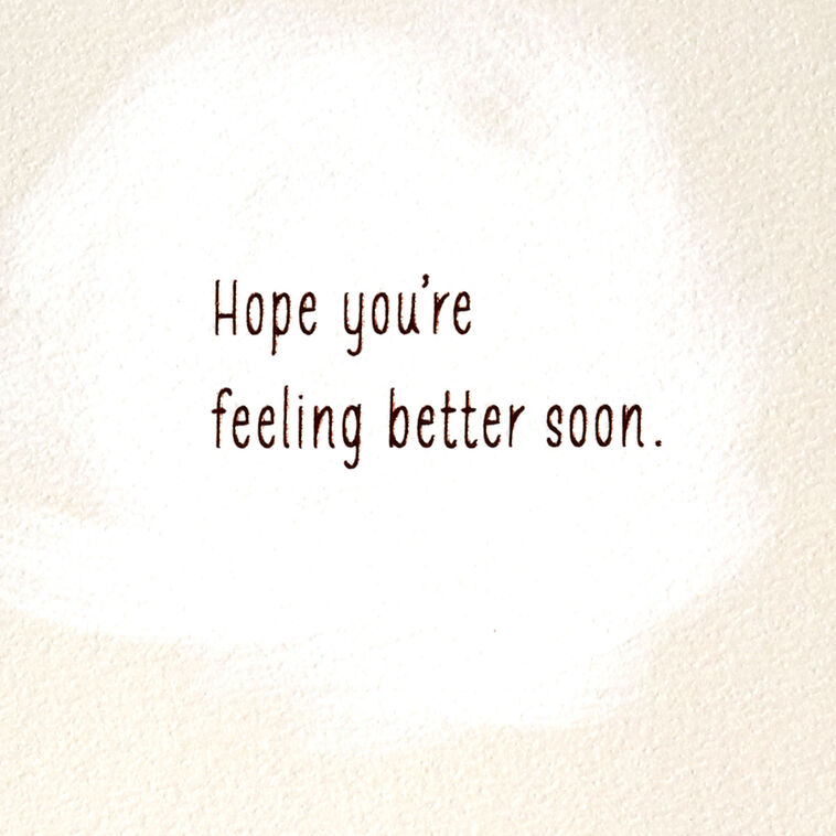 Hallmark Not Doing A Thing Get Well Card