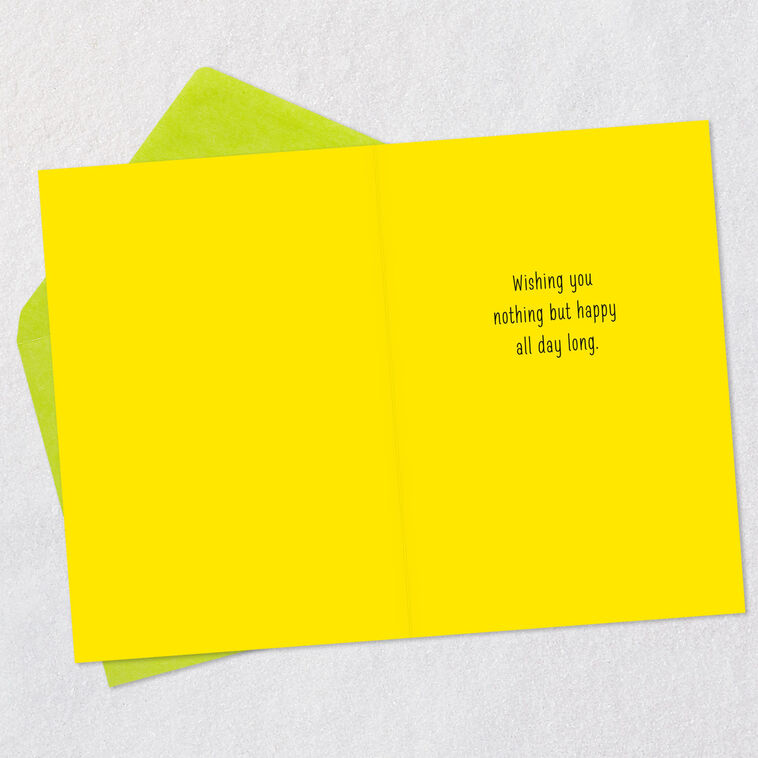 Hallmark Nothing But Happy Birthday Card