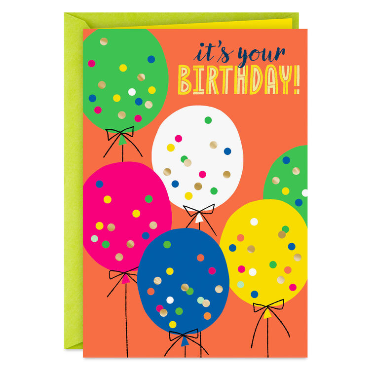 hallmark Nothing But Happy Birthday Card
