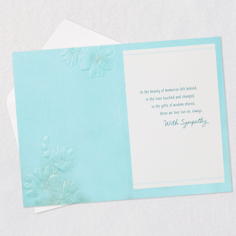 Hallmark Nothing Loved Is Lost Sympathy Card