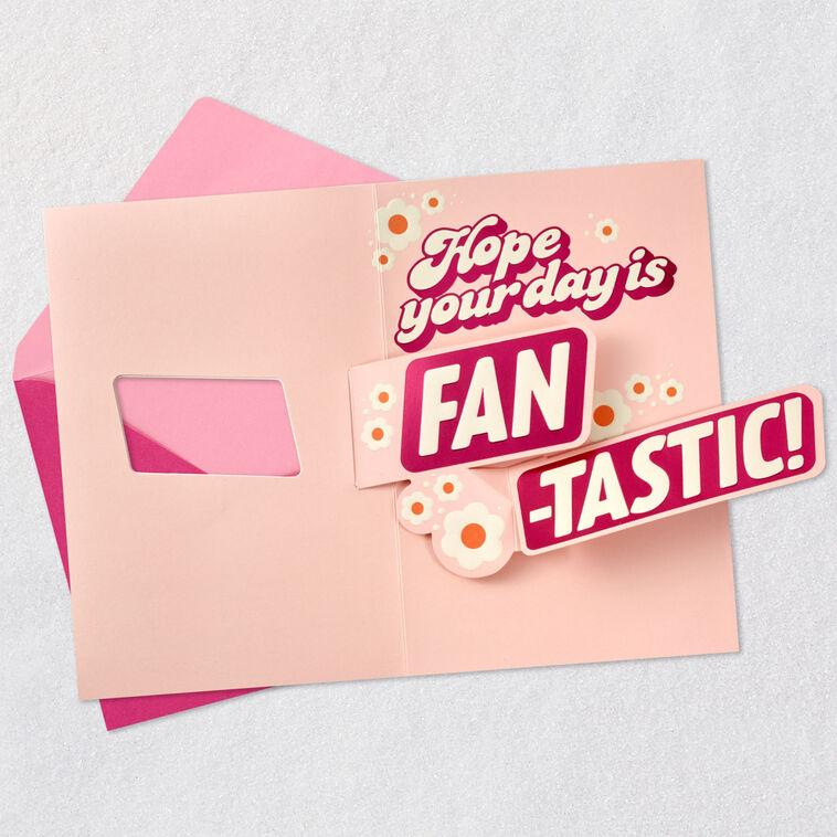 Hallmark Number 1 Fan Pop-Up Birthday Card For Mom