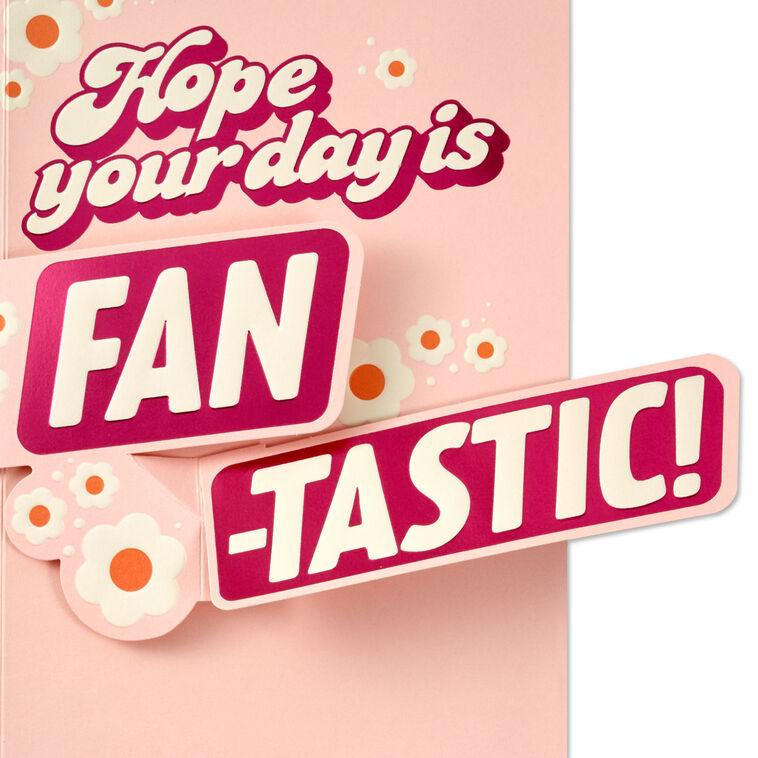 Hallmark Number 1 Fan Pop-Up Birthday Card For Mom