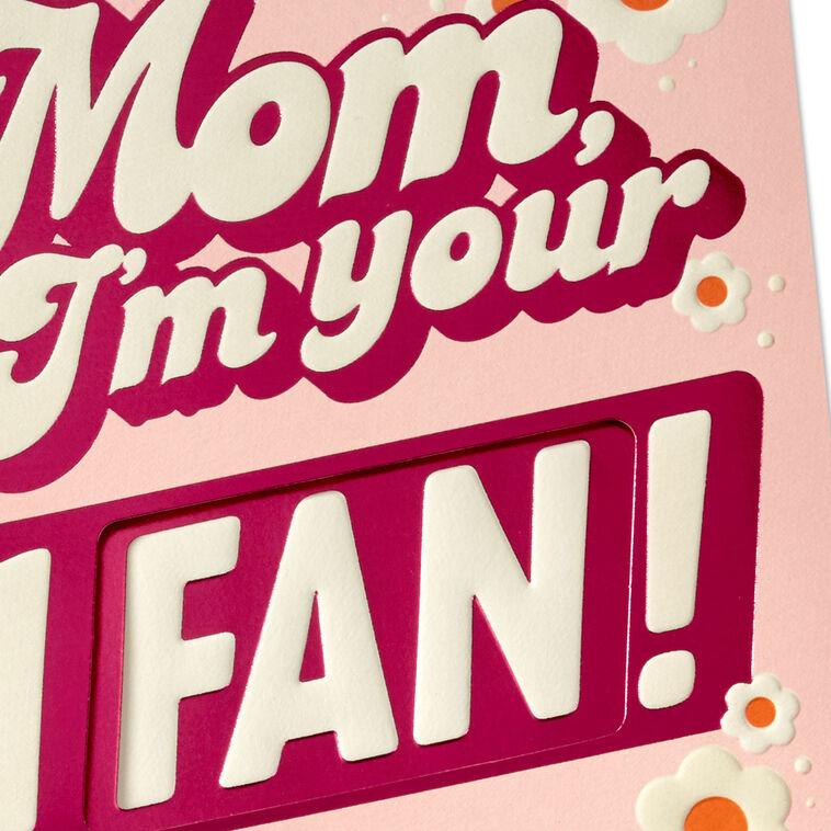 Hallmark Number 1 Fan Pop-Up Birthday Card For Mom