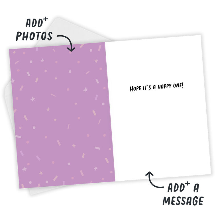 Hallmark October Is A Treat Custom Birthday Card