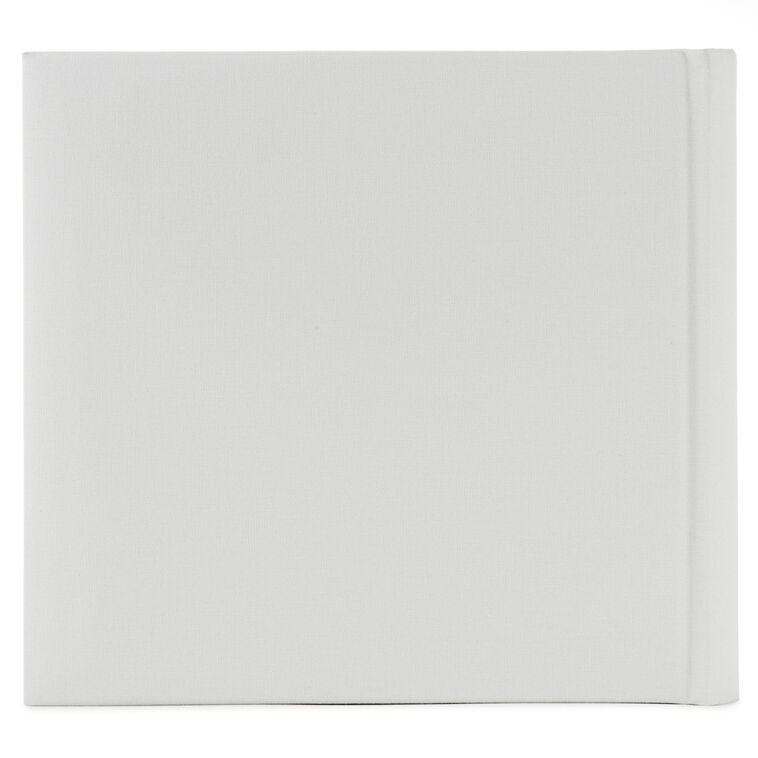 Hallmark Oh Baby Gray Linen Textured Photo Album