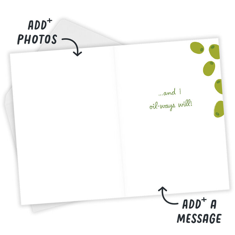 Hallmark Olive You So Much Custom Love Card