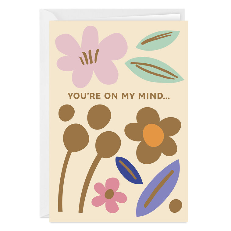 hallmark On My Mind and In My Heart Custom Card