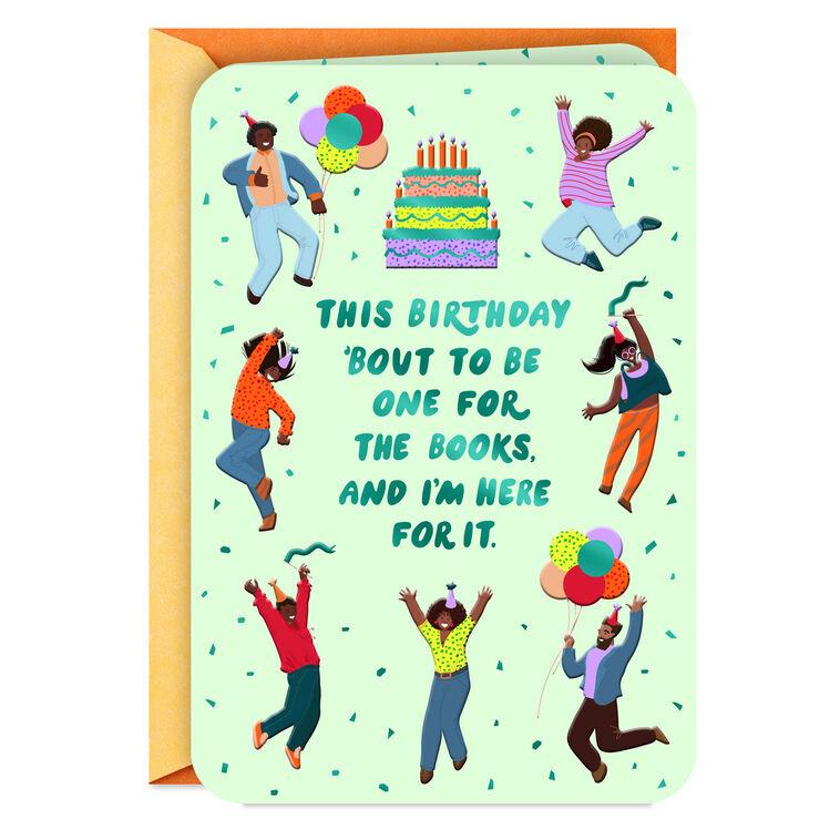 hallmark One for the Books Birthday Card