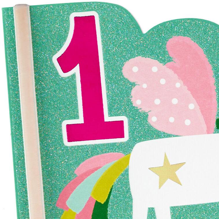 Hallmark One Magical Year 1st Birthday Card