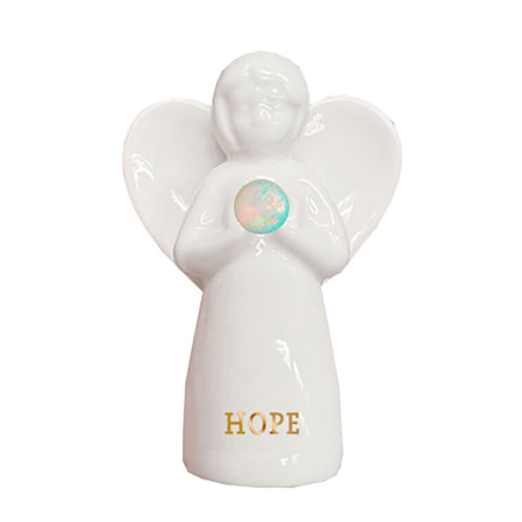 hallmark Opal Angel of Hope Mini Figurine 2"