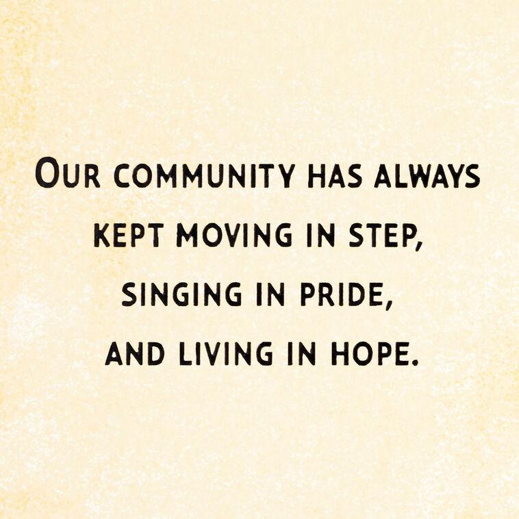 Hallmark Our Black Rhythms Inspirational Card