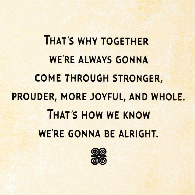 Hallmark Our Black Rhythms Inspirational Card