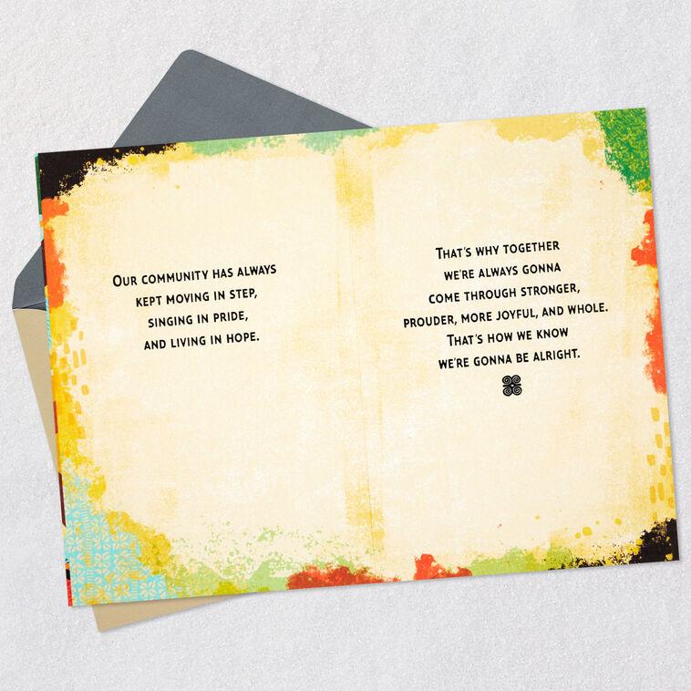 Hallmark Our Black Rhythms Inspirational Card