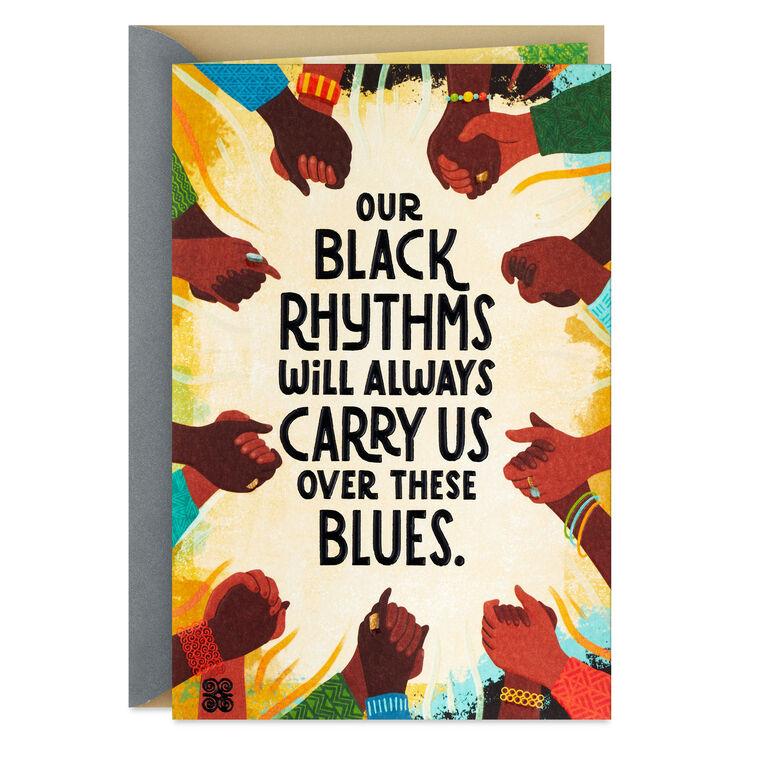 hallmark Our Black Rhythms Inspirational Card