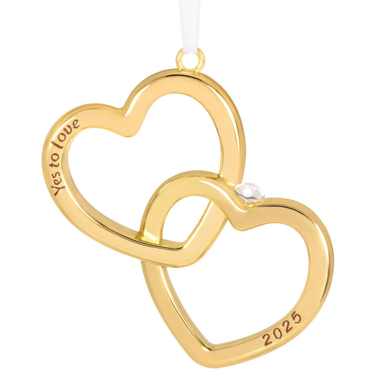 Hallmark Our Engagement 2025 Metal Ornament