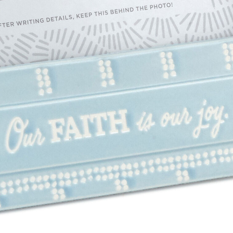 Hallmark Our Faith Is Our Joy Picture Frame 4x6