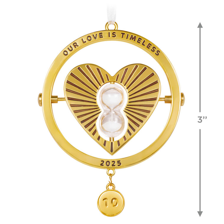 Hallmark Our Love Is Timeless 2025 Metal Ornament