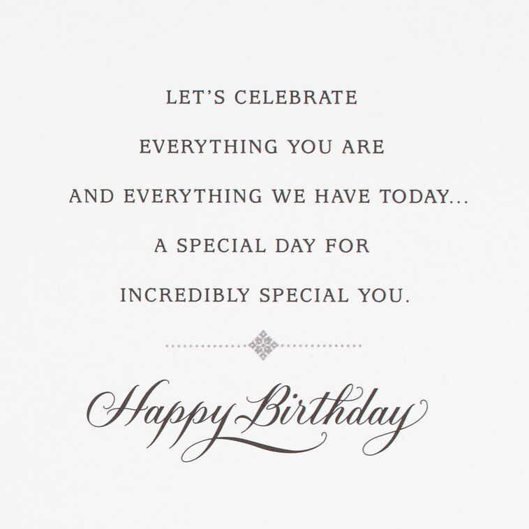 Hallmark Our Precious Love Birthday Card