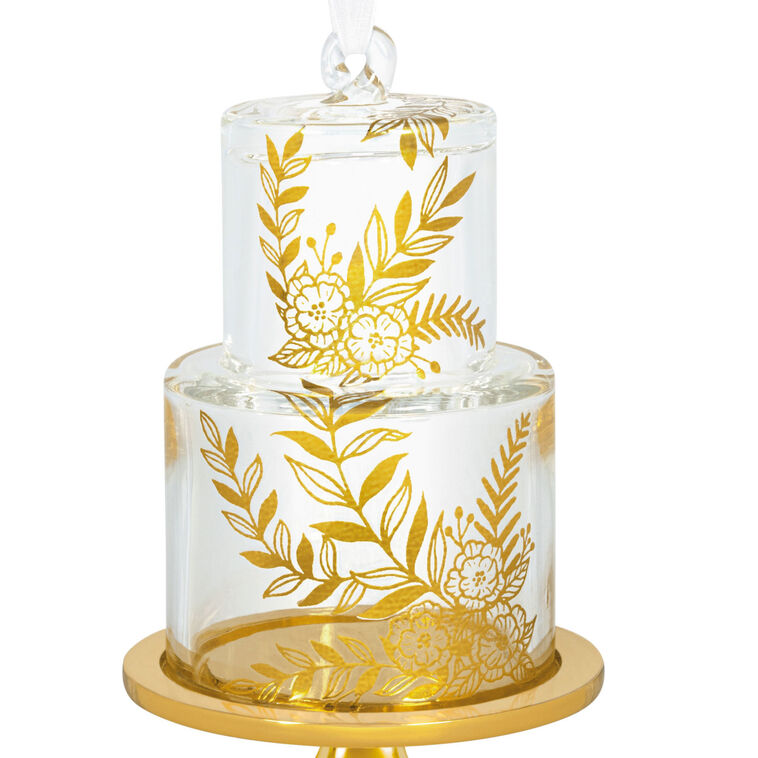 Hallmark Our Sweet Beginning 2025 Glass Ornament