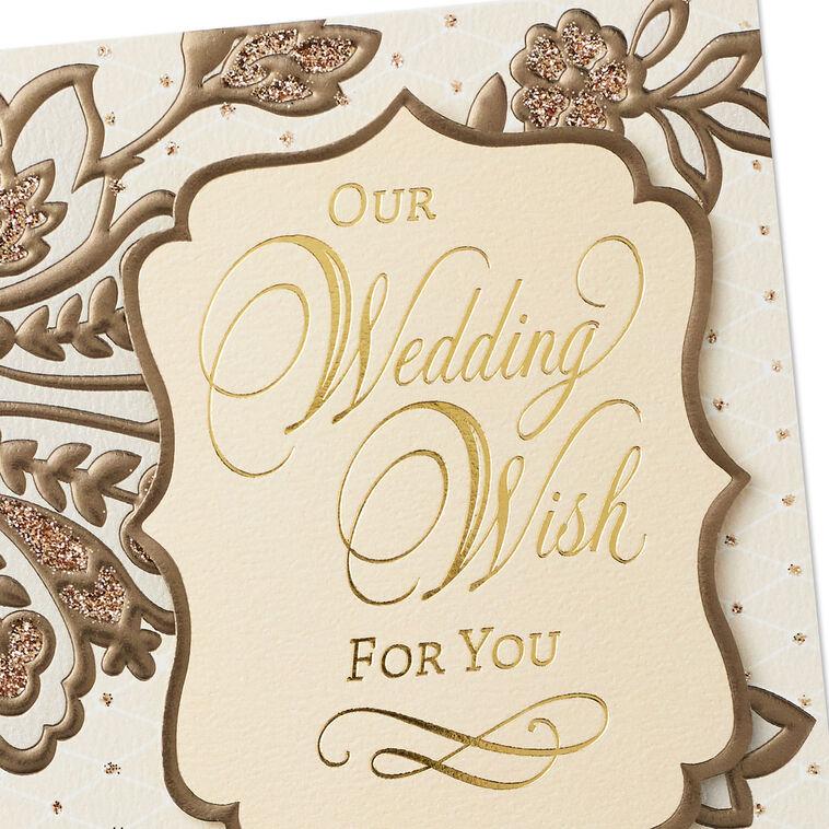 Hallmark Our Wish For You Wedding Card From Us