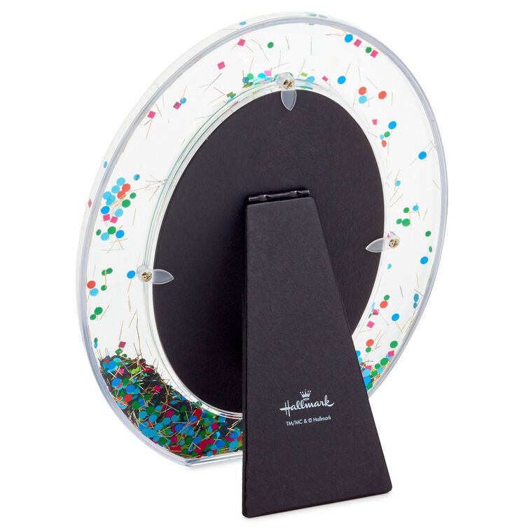 Hallmark Oval Confetti-Filled Picture Frame 4x6