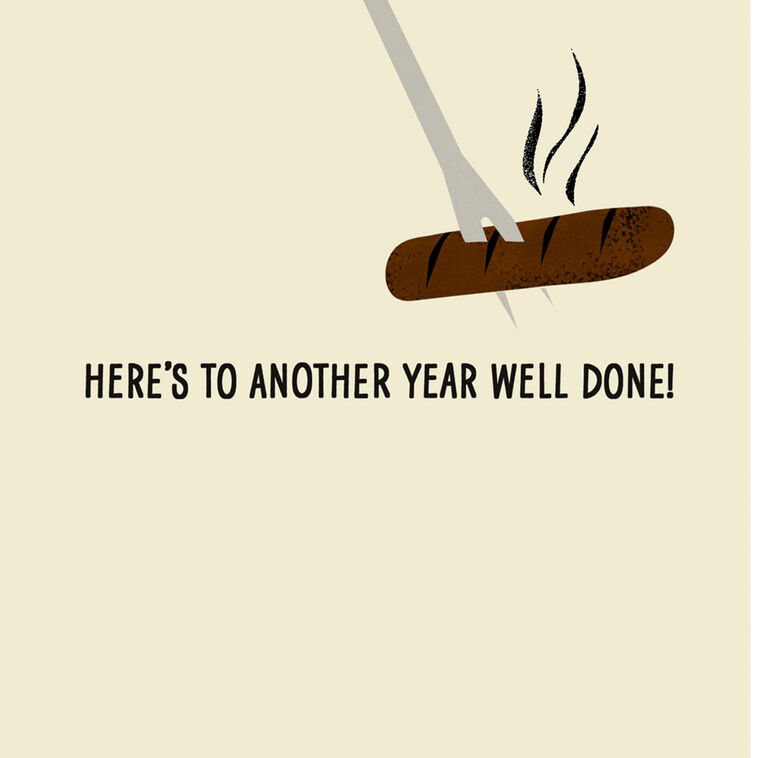 Hallmark Over The Grill Funny Birthday Card