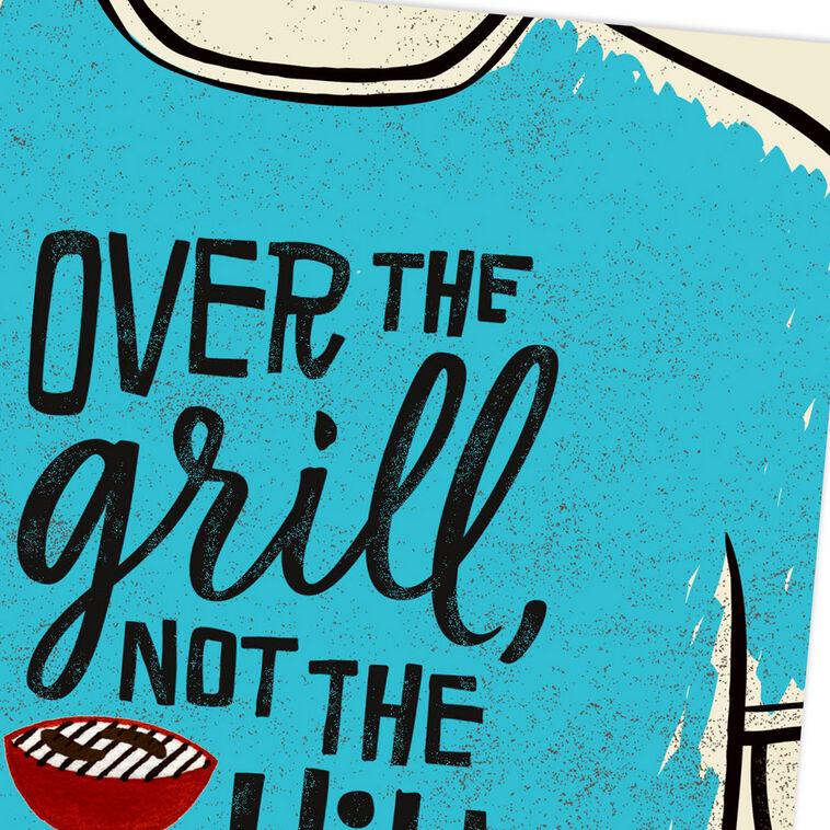 Hallmark Over The Grill Funny Birthday Card