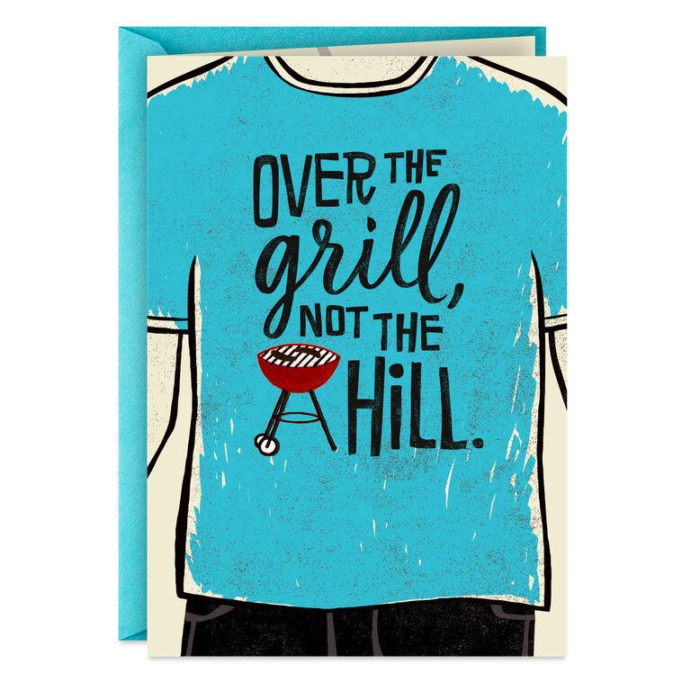 hallmark Over the Grill Funny Birthday Card