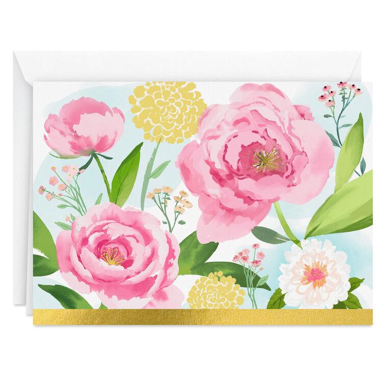 Hallmark Painterly Flowers Blank Notes Pack Of 10