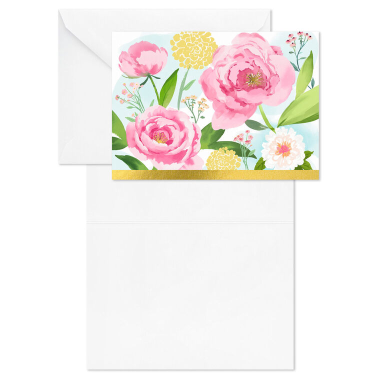 Hallmark Painterly Flowers Blank Notes Pack Of 10