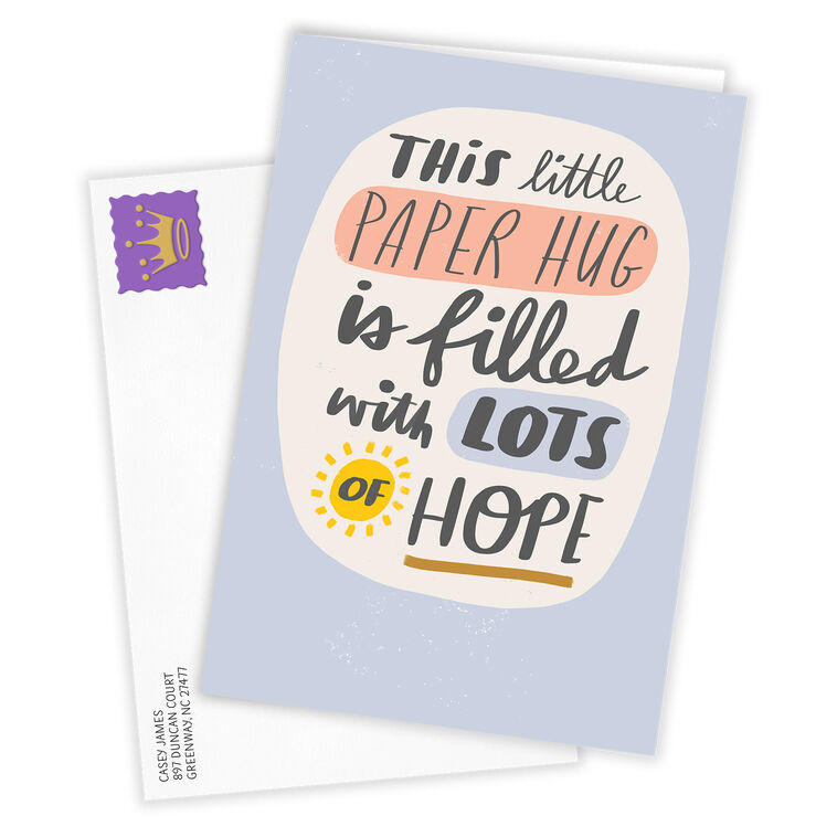 Hallmark Paper Hug Custom Encouragement Card