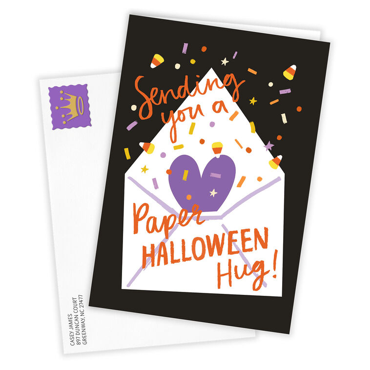 Hallmark Paper Hug Custom Halloween Card